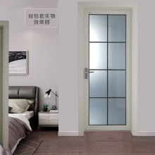 成都廠(chǎng)家直銷(xiāo)新品合金廁所門(mén)黑色衛(wèi)生間廚房門(mén)北歐鋼化玻璃門(mén)定制